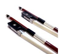 Violin Bow 3pcs France/Germany Styles Brazilwood Upright Double Bass Bow(France4-4)
