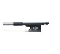 Violin Bow 5PCS Grid Carbon Fiber Violin Bow 4/4 W/Ebony Frog White Horsehair Snakewood Fast Response Nice Tone(A 027)