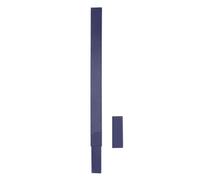 Violin Bow Box, Hard Shell Soft Velvet Inner Viola Bow Vault (Blue)