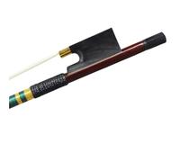 Violin Bow Concert Grade Brazilian Rosewood Violin Bow Unique Design with Red Crystal