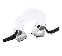 Violin Bow Corrector Violin Bow Collimator Guilding Tool with Adjustable Strap for Beginner Training Practice(1/8-1/4)