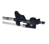 Violin Bow Corrector, Violin Bow Hold Bow Holder, Curved Pinky Support, Violin Viola Bow Teaching Aid Violin Bow Grip Hold (Black)