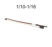 Violin Bow for 1/4 1/8 1/10 Size Beginner Practice Violins, Red Sandalwood with White Horsetail, Straight Arch Design, 56.5cm/50.5cm/44.5cm