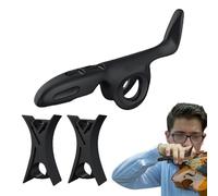 Violin Bow Grip Corrector, Silicone Bows Hold Teaching Aid for Beginners, Reusable Violin Grips Partner with Comfortable Support, Viola Training Accessory for Students, 4.72x2.36 Inches