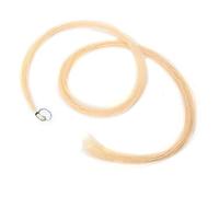 Violin Bow Hair Set - Comprising 32 Inch Unbleached Mongolian Ponytail Hair, Similar Thickness, Ideal for Violas and Violins, Excellent Grip, Perfect Replacement for Old Bow Hair