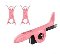 Violin Bow Holder, Silicone Posture Corrector For Beginner Teaching Aid, Adjustable Finger Grip, Easy Install, Quality Protection, White Black Orange Pink(Pink)