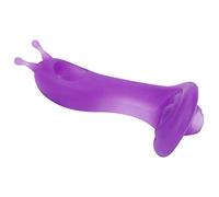 Violin Bow Holder, Violin Stand Snail Shaped Silicone Training Aid Correct Bow Hold for Beginners Enthusiasts (Purple