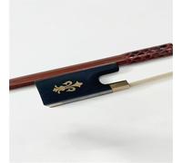 Violin Bow Instrument Accessories Ebony Carved Violin Bow Horsehair Grade Examination Practice Performance Professional(4/4)