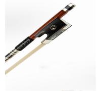 Violin Bow Instrument Accessories Rosewood White Horsetail Octagonal Ebony Violin Bow(3/4)