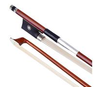Violin Bow Instrument Accessories Violin Bow Octagonal Rosewood Ebony White Horsetail(1/4)