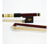 Violin Bow Instrument Accessories White Horsetail 4/4 Violin Bow For Adult Grade Examination Entry Practice(1/4)