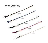 Violin Bow, Violin Bow 4/4 With Exquisite Workmanship Colored Carbon Fiber Violin Bow Violin for Your Old Violin Bow (Green)