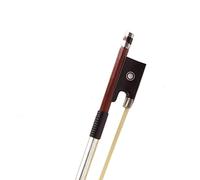 Violin Bow Violin Bow Beginner Practice Playing Bow Horsetail Bow(Ebony tail 1/8)
