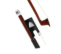 Violin Bow Violin bow Brazilian rosewood bow performance-grade round rod silver accessories ebony 4/4(3/4)