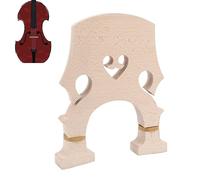 Violin Bridge, 1/8 1/4 1/2 3/4 Finer Grade Solid Maple Violin Parts, Music Instrument Replacement Parts, Crafted By Highly Skilled Experts for Sharper Sound, Volume and Clarity (3/4)