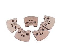 Violin bridge fitted Solid Maple Violin parts for 4/4 full size Crafted by Experienced Master (5pcs)
