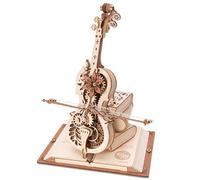 Violin Capriccio Model 3D Wood Puzzle Easy Assembly Kits Musical Building Block Boys and Girls Christmas Wood Puzzle