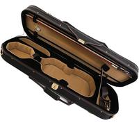 Violin Case 1/4 1/2 3/4 4/4 Professional Violin Case with Hygrometer Cotton Lining Super Light Violin Travel Case Easy to Carry (Size : 1/2)