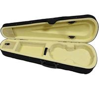 Violin Case 1/4 Size Professional Triangle Violin Hard Shell Canvas Foam Lightweight, Pressure-Resistant, Waterproof, Moisture-Proof Portable Violin Case with Strap (Color : AS1)