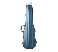 Violin case 1.5KG Adjustable 4/4 3/4 1/2 1/4 Violin Case With Pressure Resistant Double Shoulder Strap(Matte blue 4 4 3 4)