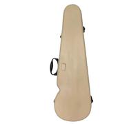 Violin Case 4/4 Carbon Fiber Violin Case with High Hardness Macaron Color(Khaki 4 4)