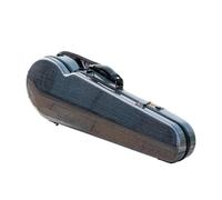 Violin Case 4/4 Size Lightweight Hybrid Carbon Fiber with Password Lock Sheet Music Bag Violin Case(Dark Gray)