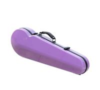 Violin Case 4/4 Size Lightweight Waterproof Hybrid Carbon Fiber Violin Case(Purple)