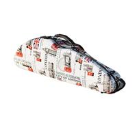 Violin Case 4/4 Size Multicolors Available Widened Triangular Hybrid Carbon Fiber with Code Lock Sheet Music Bag(Pattern)