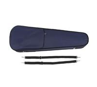 Violin Case 4/4 Triangle Lightweight Oxford Cloth Violin Carrying Shell with Humidity Meter for Home Travel Performances Lessons