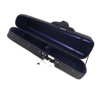 Violin Case Black Oxford Fabric And Plywood Comfortable Inside Triangle Violin Case With Straps (Color : 1/4)