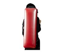 Violin Case Carbon Fiber 4/4 Size Multicolor Available With Sheet Music Bag Code Lock Waterproof Lightweight(Red)
