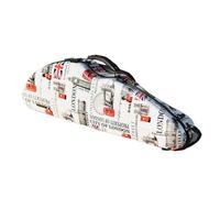 Violin Case Carbon Fiber 4/4 Size Widened Triangular Multicolor Available With Sheet Music Bag Code Lock For Outdoor Performances(Pattern)