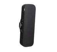 Violin Case High Density Foam Support Handle Velvet Lined Storage with Hygrometer Pocket Large Capacity for Accessories Suitable for Children Adult, 1/2