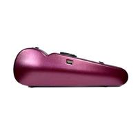 Violin Case Triangular Case Shell Carrier with Shell and Stable Form Fit to Keep Instrument in Place Suitable for Music Class Daily Commute Rehearsal Concert, Array, Wine Red, 4/4