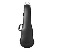 Violin Case Violin Case 4/4-3/4 Size Adjustable Composite PC Material Sturdy Durable Lightweight with Key Lock(Black)