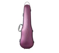 Violin Case Violin Case 4/4-3/4 Size Adjustable Composite PC Material Sturdy Durable Lightweight with Key Lock(Purple)