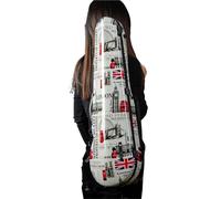 Violin case Violin Case 4/4 Size Lightweight Hybrid Carbon Fiber with Password Lock Sheet Music Bag(Pattern)