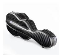Violin Case Violin Case Carbon Fiber 4/4 Size Gourd Shape Multicolor Available with Double Shoulder Straps Waterproof Lightweight(Black Stripes)