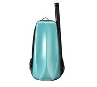 Violin Case Violin Case Composite PC Front Hard Travel Bag Double Layer Space with Removable Bow Tube 4/4-3/4 Size(Sky Blue)