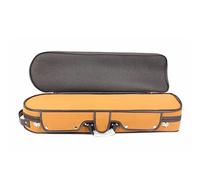 Violin Case Wooden Case Embossed Velvet Lined with Moisture Meter Wooden Case for Students, Beginner