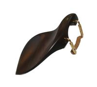 Violin Chin Rest 1 PC Violin Chin Rest 4/4 with Gold Color Clamp with Soft Wood Attached Ebony Rose Boxwood Jujube Wenge(Color 3)