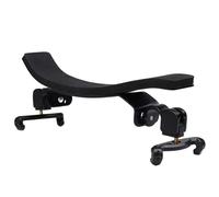 Violin Chin Rest 4/4Violin Shoulder Rest for 4/ and 3/ Size with Collapsible Shoulder for Violin with Height Adjustable Feet Comfortable Foam Pad Chin for Kids Adults