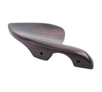 Violin Chin Rest Ebony Wood 135 mm Comfort Fit | Ergonomic for contour design, reduces neck strain, lightweight 56g, comfortable for long practice sessions
