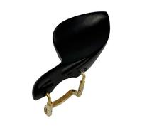Violin Chin Rest Left Hand Violin Chinrest/Chin Rest with Holder Clamp Bracket Cork Lefty 4/4size Ebony Rosewood Replacements(Color 3)