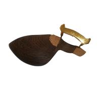 Violin Chinrest 1 PC Violin Chin Rest 4/4 with Gold Color Clamp with Soft Wood Attached Ebony Rose Boxwood Jujube Wenge(Color 5)