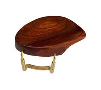 Violin Chinrest 1PC Violin Chin Rest 4/4 with Clamp Installed in Different Wood，for 4/4-1/8 Chinrest with Standard Stand(Rosewood 2)