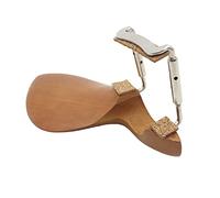 Violin Chinrest Bracket with Screws Accessories Quality Wood and Metal, 3/4 4/4 Violins, Protect Against Scratch or Damage Compatible for Large Scale Performances