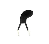 Violin Chinrest Violin Chin Rest Pad Soft Leather Shoulder Pads for 4/4 3/4 /1/2 1/4 1/8 1/16 String Instrument Accessories(Black 4-4 3-4)