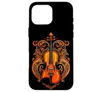 Violin Comic Look Violinist Baroque Music Case for iPhone 16 Pro Max