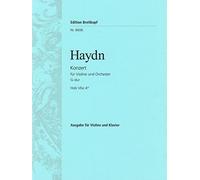 Violin Concerto in G major (Hob VIIa:4*) - violin part with piano reduction - (EB 8606)